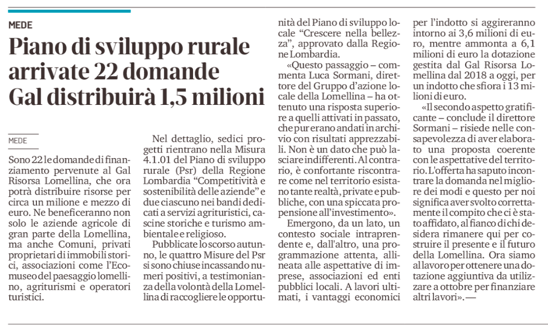 La Provincia Pavese 7 aprile